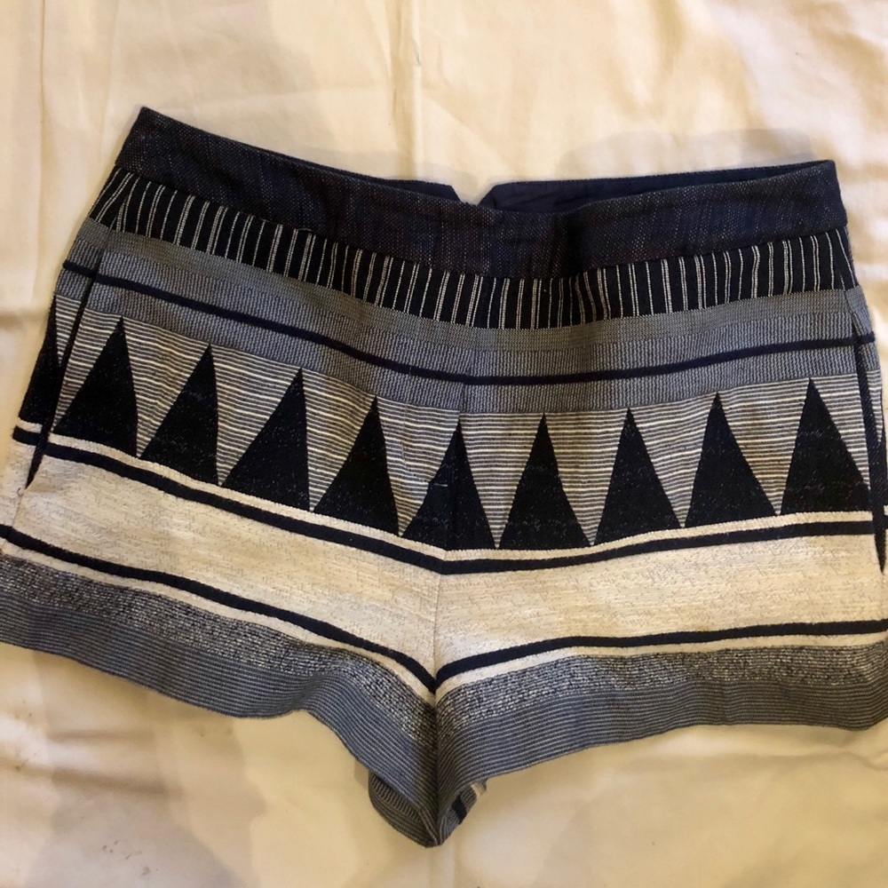 BCBG MaxAzria Runway Chenille Fabric Shorts